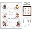 Beatrix Potter Birth Sampler #1 (Boy) Cross Stitch Pattern