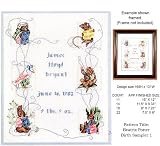 Indoor Furnitures item: Beatrix Potter Birth Sampler #1 (Boy) Cross Stitch Pattern