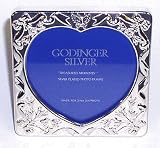 LAMPS BEAUTIFUL Silver Heart Picture Frame 3.5 Tall--Excellent customer service--see our feedback.