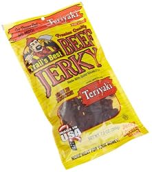 Trail's Best Beef Jerky, Teriyaki, 7.2-Ounce Packages (Pack of 3)