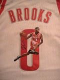AARON BROOKS SIGNED AUTOGRAPHED JERSEY HOUSTON ROCKETS COA + PROOF PHOTO