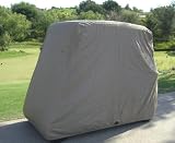 Deluxe 2 Passenger Golf Cart Cover - Taupe