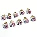 10 Pcs 3D Design Charm Rhinestones Crystal Nail Art Tips Manicure DIY Decoration