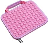 PINK SOFT NETBOOK MICRO LAPTOP NOTEBOOK CARRY CASE BAG SLEEVE WATER RESISTANT FOR ACER ASUS SAMSUNG DELL SONY HP TOSHIBA NET BOOK SIZES 10.1 10.2