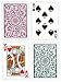 Copag Bridge Size Regular Index 1546 Playing Cards (Green Burgundy Setup)