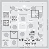 Creative Grids Curvy Log Cabin Trim Tool for 6" Finished Blocks (CGRJAW6)