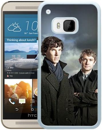 HTC One M9 case,Custom Sherlock And John White HTC One M9 cover