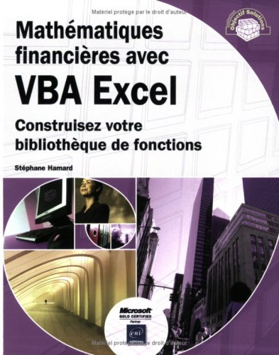 Childrens Toyshop  Livres : Mathématiques financières avec VBA Excel. Construisez votre bibliothèque de fonctions