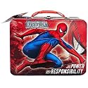 Spider Man Power & Responsibility Embossed Metal Lunch Box
