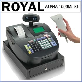 Royal ALPHA1000ML Duty Cash Register With Serial Bar Code Scanner by 