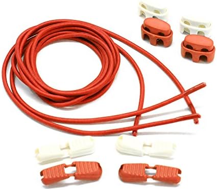 FastLace Shoe No-Tie Elastic Fast Laces with Lock Orange