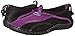 TECS Women's Aquasock Water Shoe (Purple/Black, 6)
