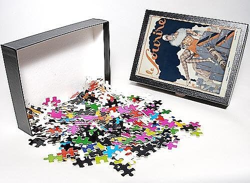 Photo Jigsaw Puzzle Of Lady Sits On Luggage