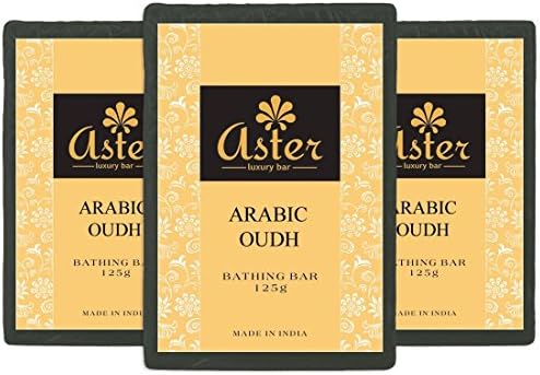 AsterLuxury Arabic Oudh Bathing Bar - Pack of 3
