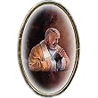 Car Visor Clip - Saint Pio of Pietrelcina - 1.75"x1.0" - Clip on