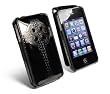 Apocalypse Tuff-Grip (antenna assist) shiny patent leather case cover for Apple iPhone 4 / 4G / 4S - Sacred Seal