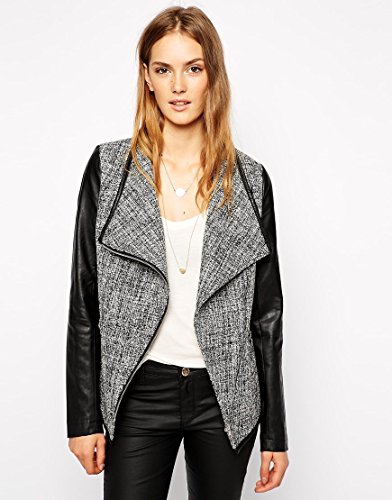 Vila Katha Jacket With Contrast Sleeves 並行輸入品