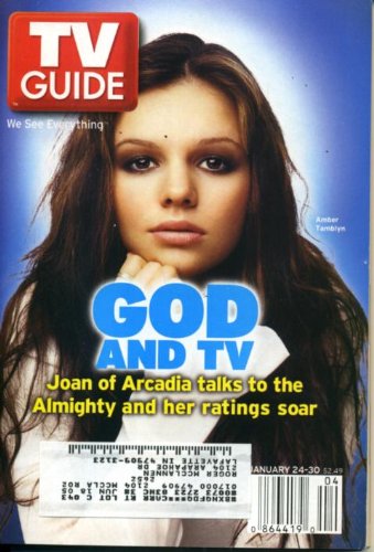 TV Guide January 24, 2004 Amber Tamblyn/Joan of Arcadia, Golden Globes, Average Joe, Rupert Boneham/Survivor, Steve Carell & Stephen Colbert on The Daily Show
