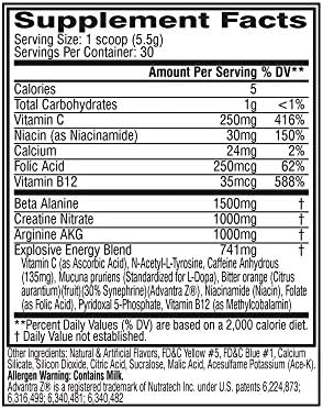 Cellucor C4 Pre Workout Supplement, Creatine Nitrate, Nitric Oxide, Beta Alanine & Energy, 30 Servings, Mojito, G3