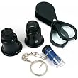 12X 15X Eye & Dual 10X 20X Jewelers Loupe Magnifier New