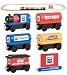 Chevron Train Set Special Edition by ERTL Complete Wooden 26 Piece Set Thomas Tank Compatible