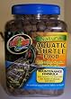 Zoo Med Natural Aquatic Turtle Food Maintenance Formula 5/16in Size Pellet 6.5oz