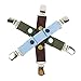 ilovebaby Adjustable Durable Snap Belt for Baby & Toddler Pack of 3 Blue, Coffee and Green