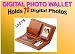 Digital Photo Wallet, NEW.Lady's, Carmel color, holds 60 digital photos.Slots for cre...