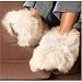 Luxurious Alpaca Fur Fuzzy Slippers for Men and Women, Soft, Cozy and Comfortable Image