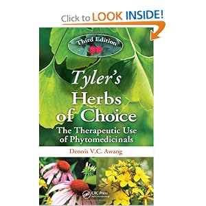 51kbBP%2BgolL. BO2,204,203,200 PIsitb sticker arrow click,TopRight,35, 76 AA300 SH20 OU01  Medicine ：Tylers Herbs of Choice: The Therapeutic Use of Phytomedicinals, Third Edition