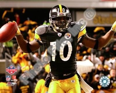 Santonio Holmes Steelers Celebrating 8x10 Photo