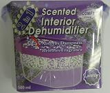 INTERIOR DEHUMIDIFIER DAMP REMOVER WITH LAVENDER AIR FRESHENER x 2
