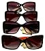 Designer Style Classic Rectangular Sunglasses - Summer Clearance Sale !