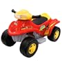 National Products 6V Battery Operated Jr. Quad 4 x 4 Red