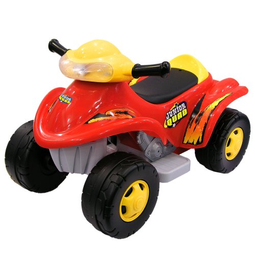 National Products 6V Battery Operated Jr. Quad 4 x 4 Red