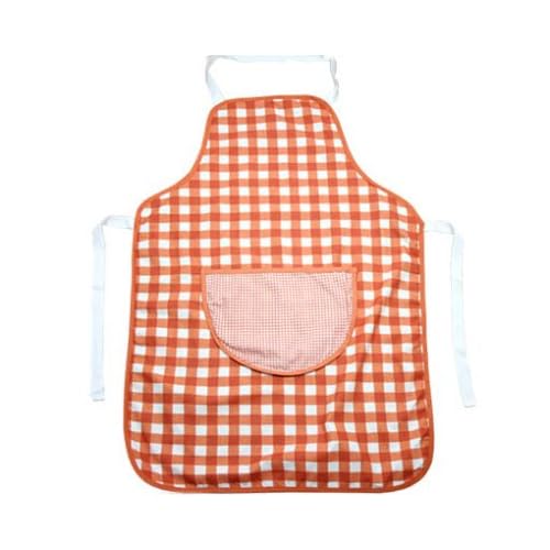 Gingham Terracotta Apron