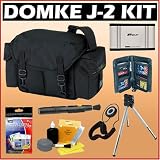 Domke J-2 Journalist Camera Bag (Black) and Photography Accessory Outfit