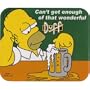 Homer Simpson "Can't Get Enough of that Wonderful Duff" Mousepad