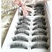 10 Pairs of Long Black False Eyelashes Eye Lashes Makeup, Professional, Thin and Wispy