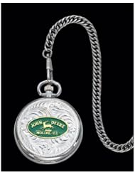 John Deere Montana Silversmiths Large Pocket Watch