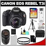 Canon EOS Rebel T3i 18.0 MP Digital SLR Camera Body & EF-S 18-135mm IS Lens ....