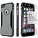 iPhone 7 Case, (Black Gray) SaharaCase Protective Kit Bundle with [ZeroDamage Tempered Glass Screen Protector] Rugged Protection Anti-Slip Grip [Shockproof Bumper] Slim Fit - Black Gray