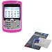 Durable Silicone Skin Soft Hot Pink Case for Blackberry 8300 8310 8320 8330 Curve Pda Cell Phone