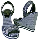 COACH TAWNEY DENIM SIGNATURE WEDGE SHOES NEW