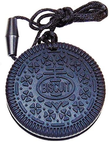Teething Necklace - Chocolate Cookie Is Soft to the Touch and Gentle on Baby's Gums, Yet Firm to Withstand Chewing. Clasps Great to Car Seats or Strollers for Hanging Accessory When Mom Can't Be Right There. Goes Great with Rattles, Toys, and Other Baby Items to Create the Perfect Baby Shower Gift Set or Basket. Excellent Pain Relief Treatment for Children's Oral Discomfort.