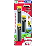 Pentel Super Hi-Polymer Lead Refills, 0.9 mm, 90 Pieces (C29BPHB3)