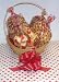 Scott's Cakes Large Steamy Nights Cookie Basket with Handle Heart Wrapping