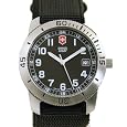 Swiss Army Men`s Field Watch Black Dial Date Strap 24989
