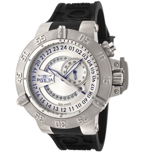 Invicta Men's 0327 Subaqua Noma III Collection GMT Black Rubber Watch