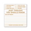 Knock Knock Sticky Notes: Just Thought You Should Know (Pack of 8)